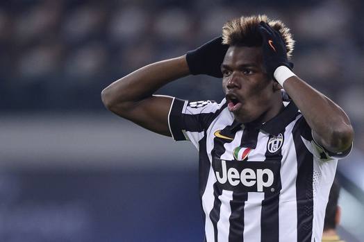 Mani tra i capelli per Paul Pogba. LaPresse
